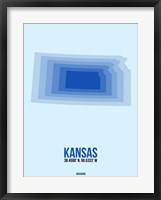 Kansas Radiant Map 3 Fine Art Print