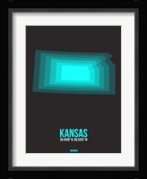 Kansas Radiant Map 5 Fine Art Print