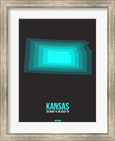 Kansas Radiant Map 5 Fine Art Print
