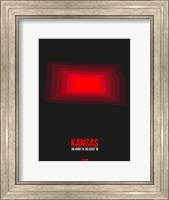 Kansas Radiant Map 6 Fine Art Print
