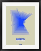 Minnesota Radiant Map 3 Fine Art Print