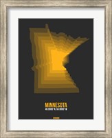 Minnesota Radiant Map 5 Fine Art Print
