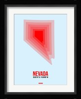 Nevada Radiant Map 1 Fine Art Print