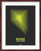 Nevada Radiant Map 4 Fine Art Print