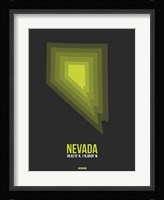 Nevada Radiant Map 4 Fine Art Print