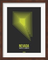Nevada Radiant Map 4 Fine Art Print