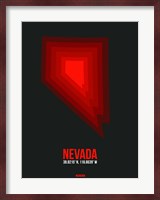 Nevada Radiant Map 6 Fine Art Print