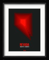 Nevada Radiant Map 6 Fine Art Print