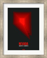 Nevada Radiant Map 6 Fine Art Print