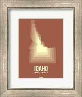 Idaho Radiant Map 2 Fine Art Print
