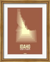 Idaho Radiant Map 2 Fine Art Print