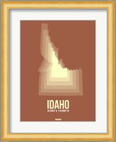 Idaho Radiant Map 2 Fine Art Print