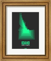 Idaho Radiant Map 5 Fine Art Print