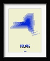 New York Radiant Map 1 Fine Art Print