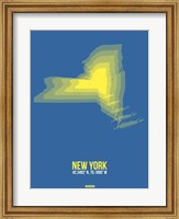 New York Radiant Map 2 Fine Art Print