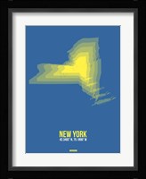 New York Radiant Map 2 Fine Art Print