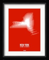 New York Radiant Map 3 Fine Art Print