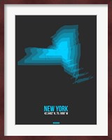 New York Radiant Map 5 Fine Art Print