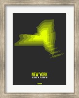New York Radiant Map 6 Fine Art Print