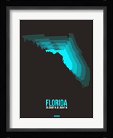 Florida Radiant Map 6 Fine Art Print