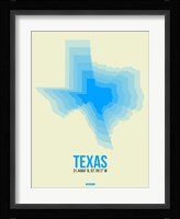 Texas Radiant Map 1 Fine Art Print
