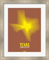 Texas Radiant Map 2 Fine Art Print