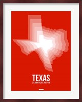 Texas Radiant Map 3 Fine Art Print