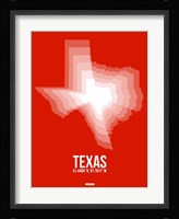 Texas Radiant Map 3 Fine Art Print