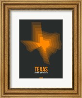 Texas Radiant Map 5 Fine Art Print