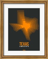 Texas Radiant Map 5 Fine Art Print