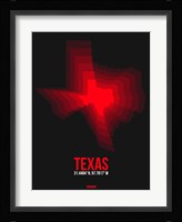 Texas Radiant Map 7 Fine Art Print