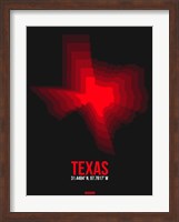 Texas Radiant Map 7 Fine Art Print