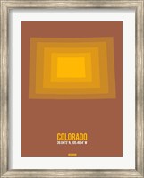 Colorado Radiant Map 1 Fine Art Print