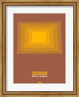 Colorado Radiant Map 1 Fine Art Print