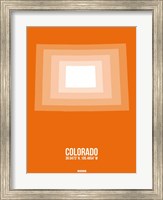 Colorado Radiant Map 3 Fine Art Print