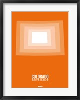 Colorado Radiant Map 3 Fine Art Print