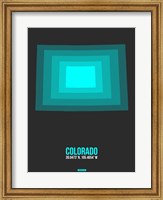 Colorado Radiant Map 4 Fine Art Print