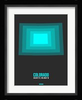 Colorado Radiant Map 4 Fine Art Print