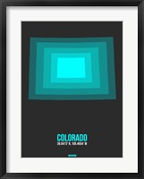 Colorado Radiant Map 4 Fine Art Print