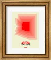 Arizona Radiant Map 1B Fine Art Print