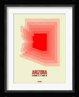 Arizona Radiant Map 1B Fine Art Print