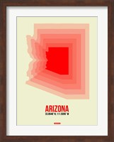 Arizona Radiant Map 1B Fine Art Print