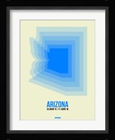 Arizona Radiant Map 2B Fine Art Print