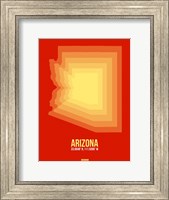 Arizona Radiant Map 3B Fine Art Print