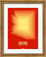 Arizona Radiant Map 3B Fine Art Print