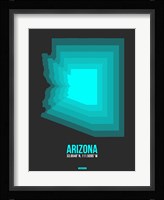 Arizona Radiant Map 5B Fine Art Print