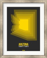 Arizona Radiant Map 6B Fine Art Print