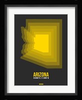 Arizona Radiant Map 6B Fine Art Print