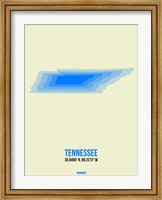 Tennessee Radiant Map 1 Fine Art Print