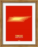 Tennessee Radiant Map 2 Fine Art Print